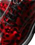 Dolce & Gabbana Rode Luipaard Kalfsleren Veterschoenen Multicolor Heren - Thumbnail 24