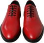 Dolce & Gabbana Rode leren Oxford jurkschoenen Red Heren - Thumbnail 11