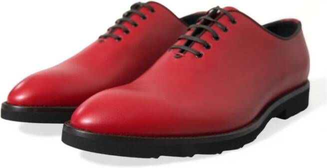 Dolce & Gabbana Laced Shoes Red Heren