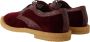 Dolce & Gabbana Bordeaux Velvet Exotisch Leren Veterschoenen Red Heren - Thumbnail 4