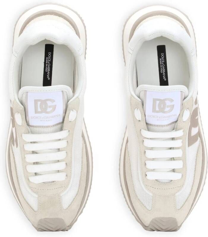 Dolce & Gabbana Lage Draken Sneaker Wit