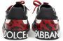 Dolce & Gabbana Lage Portofino Leren Sneakers Multicolor Heren - Thumbnail 3