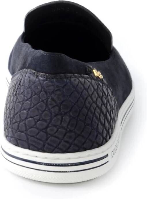 Dolce & Gabbana Lage Saint Tropez Sneakers voor Heren Blue Heren