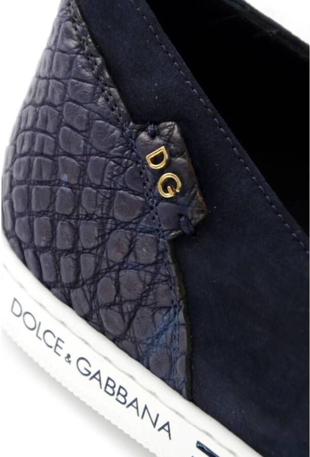 Dolce & Gabbana Lage Saint Tropez Sneakers voor Heren Blue Heren