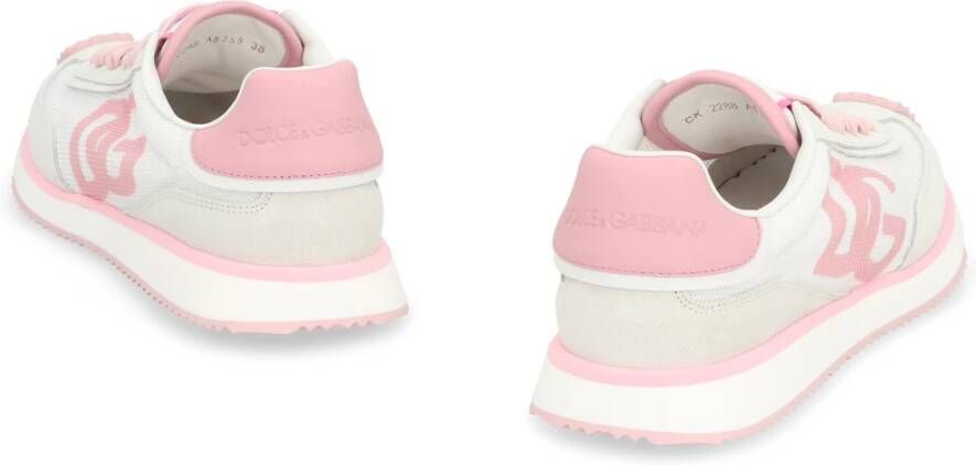 Dolce & Gabbana Lage sneakers met leer en suède