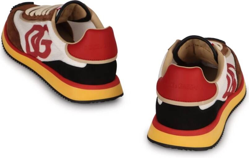Dolce & Gabbana Lage sneakers met leren details