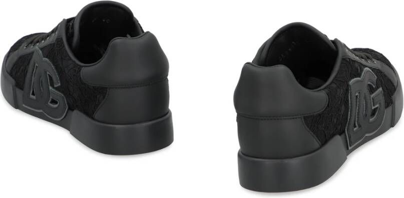 Dolce & Gabbana Lage sneakers met leren inzetstukken