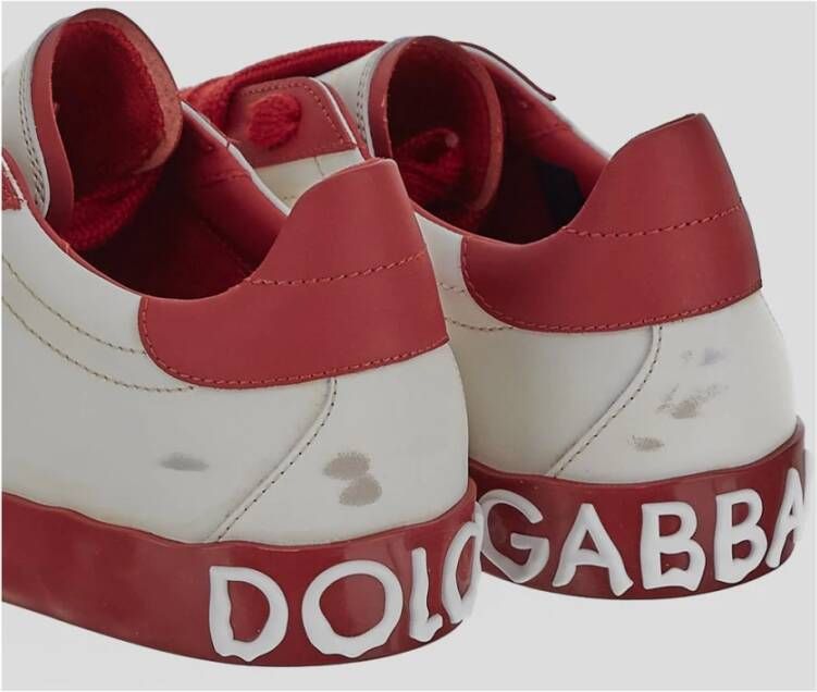 Dolce & Gabbana Lage sneakers van leer Multicolor Heren