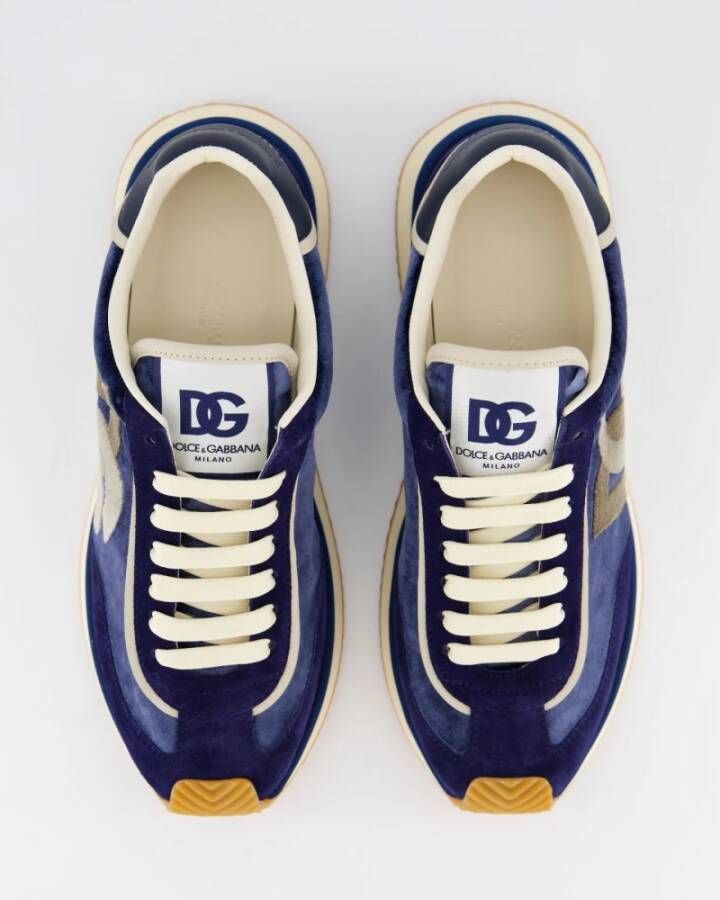 Dolce & Gabbana Lage Sneakers voor Heren Blue Heren