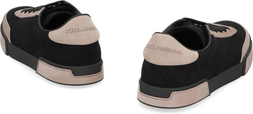 Dolce & Gabbana Lage Yacht sneakers met suède inzetstukken
