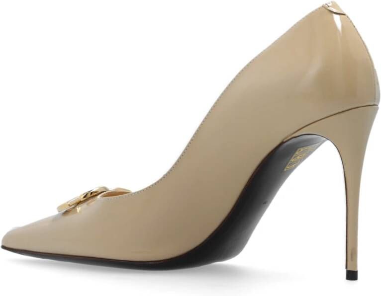 Dolce & Gabbana Lakleren pumps Beige Dames