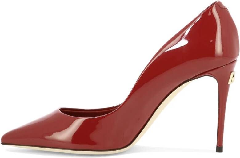 Dolce & Gabbana Lakleren Pumps Red Dames