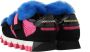 Dolce & Gabbana Leather bont schoenen sneakers Blauw Dames - Thumbnail 3