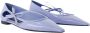 Dolce & Gabbana Blauwe Kalfsleren Slip-On Ballerina's Blue Dames - Thumbnail 9
