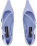 Dolce & Gabbana Blauwe Kalfsleren Slip-On Ballerina's Blue Dames - Thumbnail 11