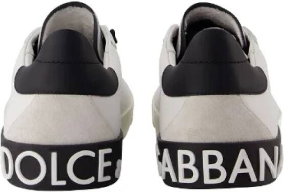 Dolce & Gabbana Leather sneakers White Dames