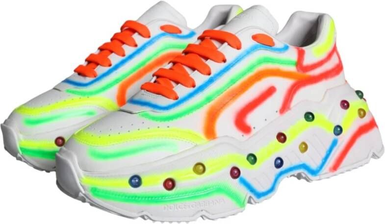 Dolce & Gabbana LED Verlichte Multicolor Sneakerschoenen Multicolor Heren