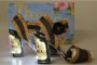 Dolce & Gabbana LED-verlichting Antica Trattoria Sandalen Beige Dames - Thumbnail 4