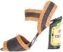 Dolce & Gabbana LED-verlichting Antica Trattoria Sandalen Beige Dames - Thumbnail 5