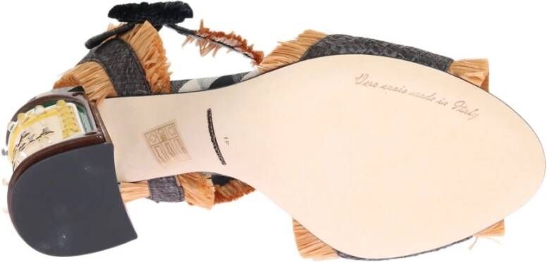 Dolce & Gabbana LED-verlichting Antica Trattoria Sandalen Beige Dames