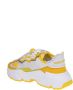 Dolce & Gabbana Lemon Sneakers Nylon en Suède Wit en Geel Yellow Dames - Thumbnail 4