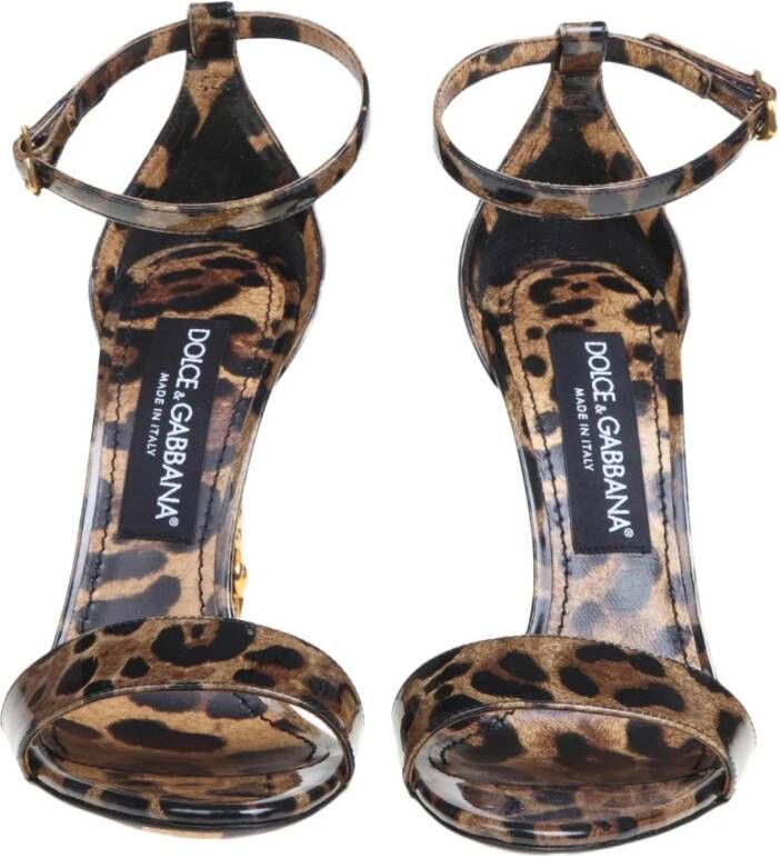 Dolce & Gabbana Leo Aw23 Hoge hak sandalen Multicolor Dames