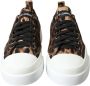 Dolce & Gabbana Luxe Luipaardprint Casual Sneakers Multicolor Heren - Thumbnail 2