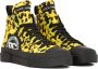 Dolce & Gabbana Luipaard Quilted Sneakers Veters Ronde Neus Yellow Dames - Thumbnail 2
