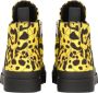 Dolce & Gabbana Leopard Gewatteerde Sneakers Yellow Dames - Thumbnail 3