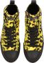 Dolce & Gabbana Luipaard Quilted Sneakers Veters Ronde Neus Yellow Dames - Thumbnail 4
