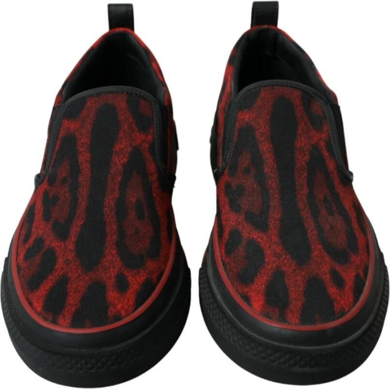 Dolce & Gabbana Leopard Loafers Sneakers Fusion Multicolor Heren