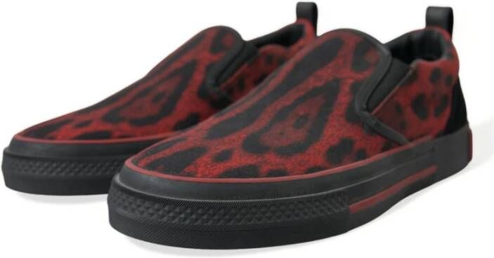 Dolce & Gabbana Leopard Loafers Sneakers Fusion Multicolor Heren