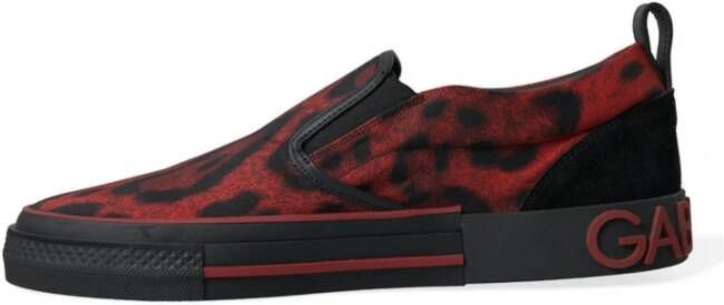 Dolce & Gabbana Leopard Loafers Sneakers Fusion Multicolor Heren