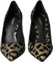 Dolce & Gabbana Luipaard Lurex Hakken Pumps Schoenen Multicolor Dames - Thumbnail 10