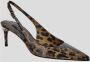 Dolce & Gabbana Leopard Print Slingback Schoenen Multicolor Dames - Thumbnail 2