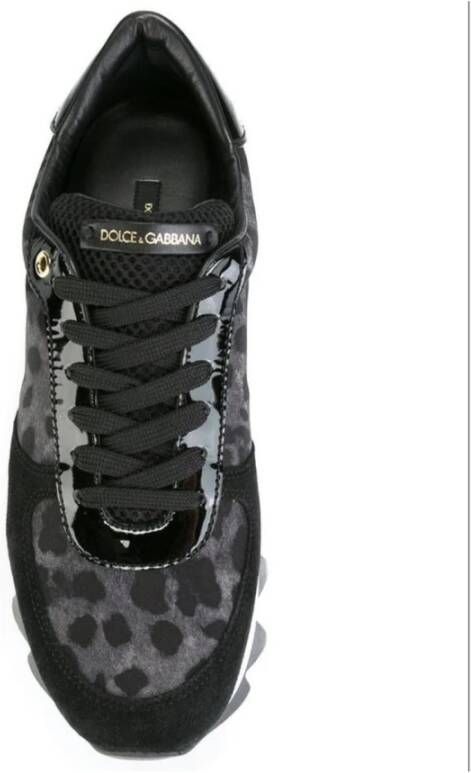 Dolce & Gabbana Leopard Print Sneakers Stijlvol Ontwerp