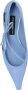 Dolce & Gabbana Blauwe Kalfsleren Slip-On Ballerina's Blue Dames - Thumbnail 7