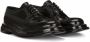 Dolce & Gabbana Leren Derbies met Geperforeerd Detail Black Heren - Thumbnail 2