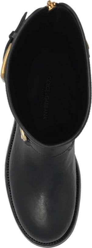 Dolce & Gabbana Leren enkellaarzen