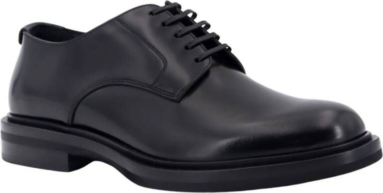 Dolce & Gabbana Stijlvolle Leren Derbies Schoenen Black Heren