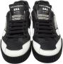 Dolce & Gabbana Leren Lage Sneakers Zwart Wit Black Dames - Thumbnail 5