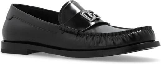 Dolce & Gabbana Leren loafers Black Heren