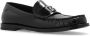 Dolce & Gabbana Zwarte Loafer Schoenen met Zilveren DG Logo Black Heren - Thumbnail 4
