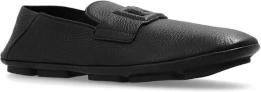 Dolce & Gabbana Leren loafers Black Heren