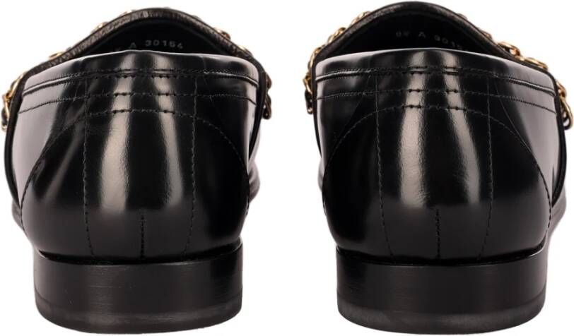 Dolce & Gabbana Leren Loafers Black Heren