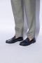 Dolce & Gabbana Blauwe Leren Loafers met Metalen DG Logo Blue Heren - Thumbnail 2