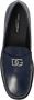 Dolce & Gabbana Blauwe Leren Loafers met Metalen DG Logo Blue Heren - Thumbnail 6