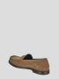 Dolce & Gabbana Beige Logo Loafers met Vierkante Neus Beige Heren - Thumbnail 3