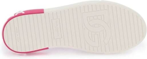 Dolce & Gabbana Leren Portofino Sneakers White Dames