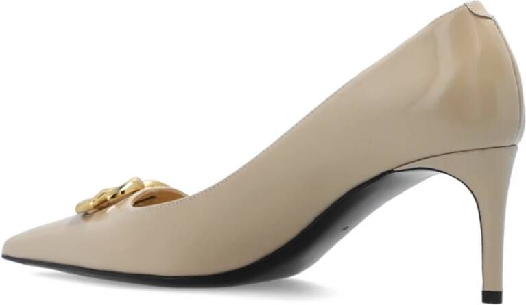 Dolce & Gabbana Leren pumps Beige Dames